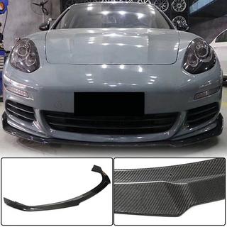 Priekšējā bampera lūpa (Base 2013-2016, oglekļa šķiedra) Porsche Panamera 2009–2016 foto 1
