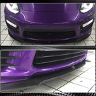Porsche Panamera 2009–2016 Oglekļa šķiedras priekšējā bampera lūpa Lip V1 (Turbo/Turbo S/GTS) foto 4