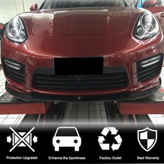 Oglekļa šķiedras priekšējā bampera lūpa Lip V1 (Turbo/Turbo S/GTS) Porsche Panamera 2009–2016 foto 2
