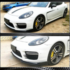 Porsche Panamera 2009–2016 Priekšējā bampera lūpa Lip V2 (Turbo/Turbo S/GTS) foto 3