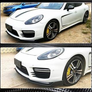 Priekšējā bampera lūpa Lip V2 (Turbo/Turbo S/GTS) Porsche Panamera 2009–2016 foto 3