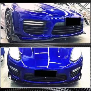 Priekšējā bampera lūpa Lip V2 (Turbo/Turbo S/GTS) Porsche Panamera 2009–2016 foto 4