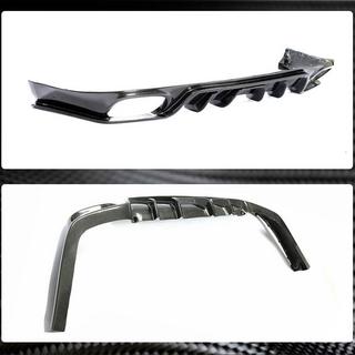 Aizmugurējā bampera difuzors (2009-2013, oglekļa šķiedra) foto 4