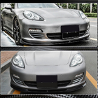 Porsche Panamera 2009–2016 Priekšējā bampera lūpa Lip (Base 2009-2013, oglekļa šķiedra) foto 4
