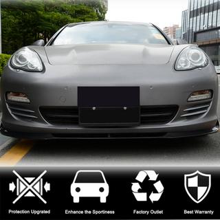 Priekšējā bampera lūpa Lip (Base 2009-2013, oglekļa šķiedra) Porsche Panamera 2009–2016 foto 2