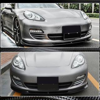 Priekšējā bampera lūpa Lip (Base 2009-2013, oglekļa šķiedra) Porsche Panamera 2009–2016 foto 4