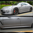 Porsche Panamera 2009–2016 Sānu sliekšņi V2 (2009-2013, oglekļa šķiedra) foto 4