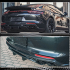 Porsche Panamera 2016–2023 Aizmugurējā bufera difuzors (2016-2020, Oglekļa šķiedra) foto 5