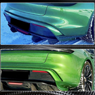 Porsche Taycan 2019– Aizmugurējā bampera difuzors (2019-2024 Base SD, oglekļa šķiedra) foto 4