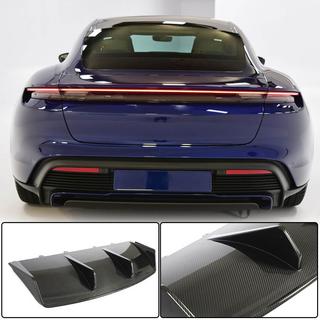 Aizmugurējā bampera difuzors (2019-2024 Turbo S SD, oglekļa šķiedra) foto 1