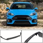 Ford Focus III 2011–2017 Priekšējā bampera lūpas uzlika (RS 2015-2017, oglekļa šķiedra) foto 1