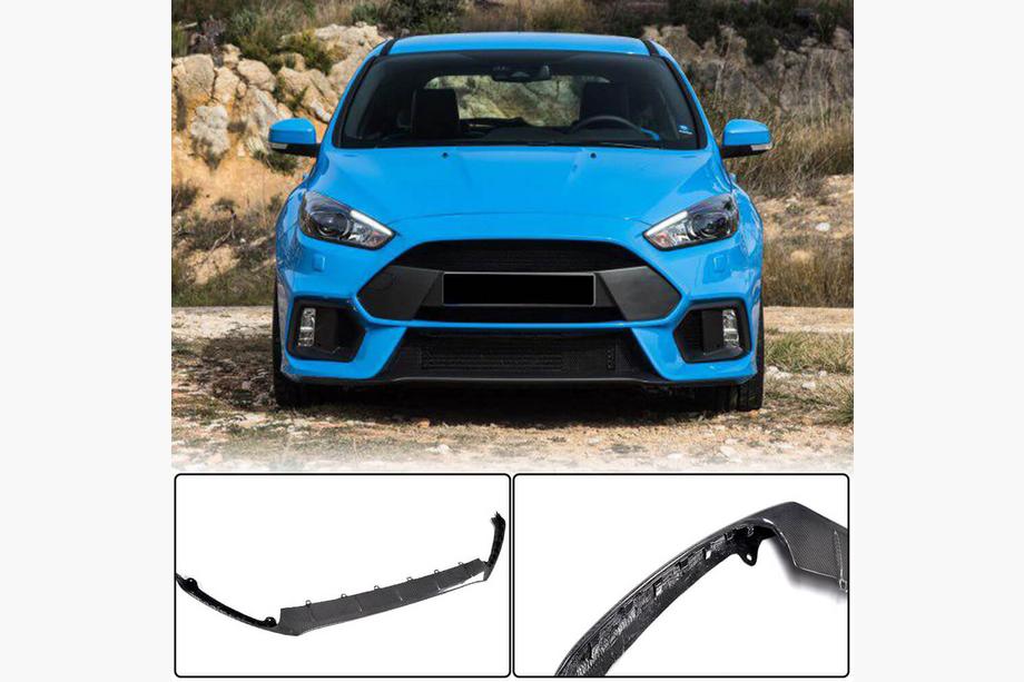Ford Focus III 2011–2017 Priekšējā bampera lūpas uzlika (RS 2015-2017, oglekļa šķiedra) Image