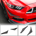 Ford Mustang 2015–2023 Priekšējā bampera uzlikas (2015-2017, oglekļa šķiedra) foto 1