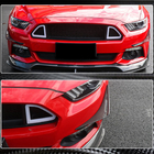Ford Mustang 2015–2023 Priekšējā bampera uzlikas (2015-2017, oglekļa šķiedra) foto 4