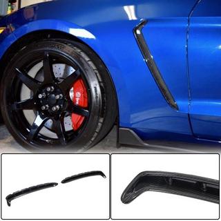 Priekšējo spārnu uzlikas (2018-2023, karbons) Ford Mustang 2015–2023 foto 1