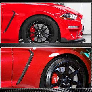 Priekšējo spārnu uzlikas (2018-2023, karbons) Ford Mustang 2015–2023 foto 2