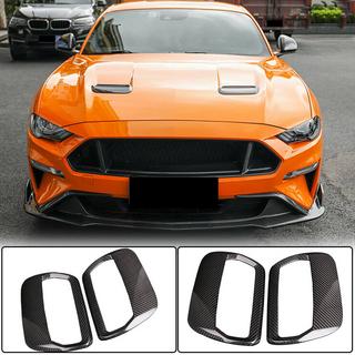 Motora pārsega uzlikas (2018-2023, oglekļa šķiedra) Ford Mustang 2015–2023 foto 1