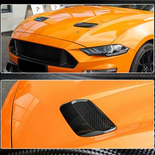 Motora pārsega uzlikas (2018-2023, oglekļa šķiedra) Ford Mustang 2015–2023 foto 3