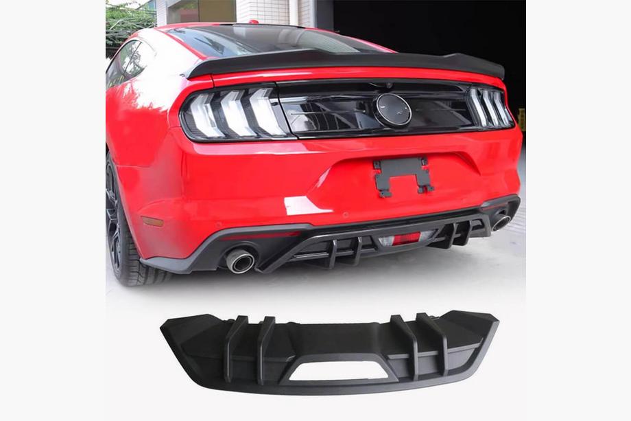 Ford Mustang 2015–2023 Aizmugurējā bufera difuzors (2018-2023, plastmasa) Image