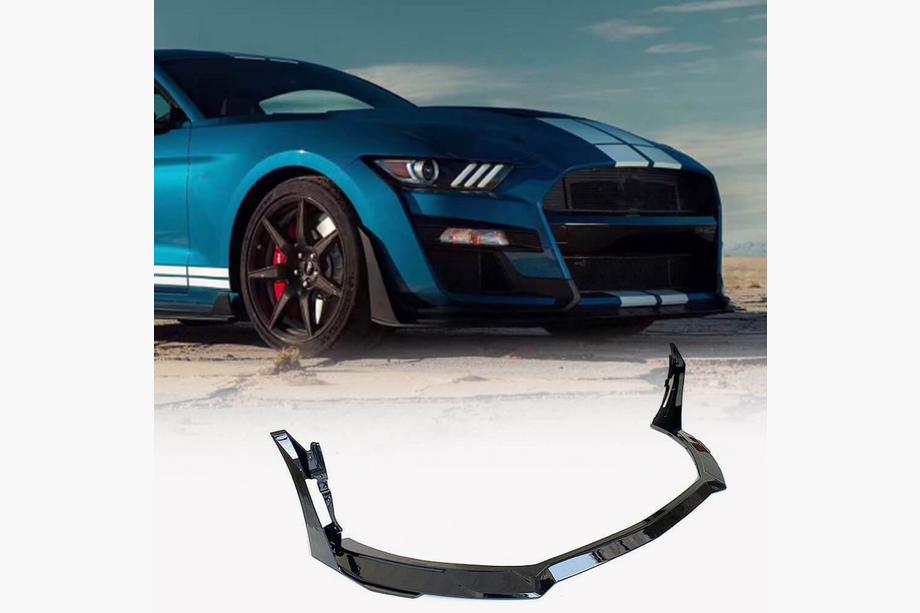 Ford Mustang 2024– Priekšējā bampera lūpas spoilers (ABS) Image
