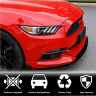 Ford Mustang 2015–2023 Miglas lukturu uzlikas V1 (2015-2017, Karbons) foto 2
