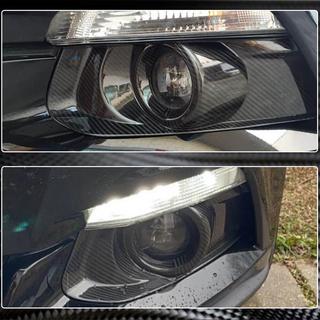 Miglas lukturu uzlikas V2 (2015-2017, Karbons) Ford Mustang 2015–2023 foto 4