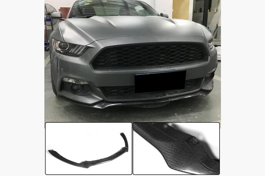 Ford Mustang 2015–2023 Priekšējā bampera lūpa Lip (2015-2017, oglekļa šķiedra) Image