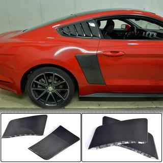 Aizmugurējo spārnu uzlikas (2015-2017, karbons) Ford Mustang 2015–2023 foto 1