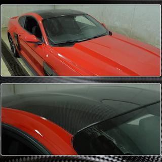 Jumta spoilera uzlika (oglekļa šķiedra) Ford Mustang 2015–2023 foto 3