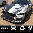 Ford Mustang 2015–2023 Priekšējā bampera lip uzlika (2017-2020, karbons) foto 3