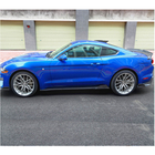 Ford Mustang 2015–2023 Sānu sliekšņi V3 (Karbons) foto 3