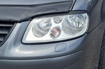 Volkswagen Caddy 2004–2010 Lukturu uzacis (melnas) foto 13