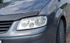 Volkswagen Caddy 2004–2010 Lukturu uzacis (melnas) foto 12