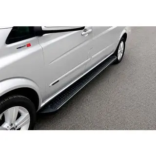 Sānu sliekšņi X5 tipa Black (2 gab., alumīnijs) foto 1
