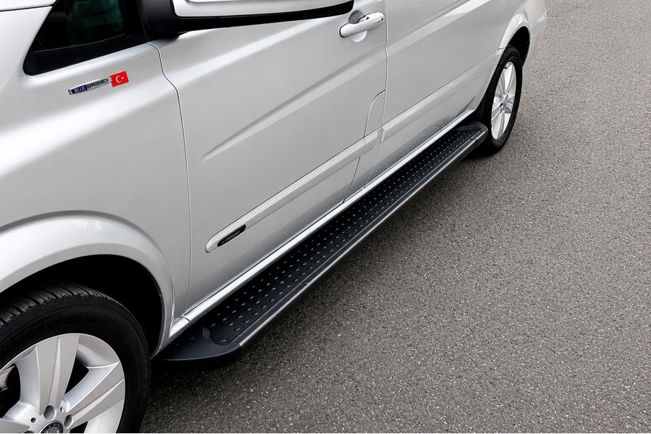 Mercedes Vito W639 2004–2014 Sānu pakāpieni Allmond Black (2 gab., alumīnijs) Image