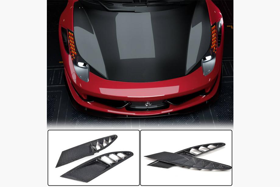 Ferrari 458 Italia 2009–2015 Priekšējā bampera uzlikas V1 (2011-2013, oglekļa šķiedra) Image