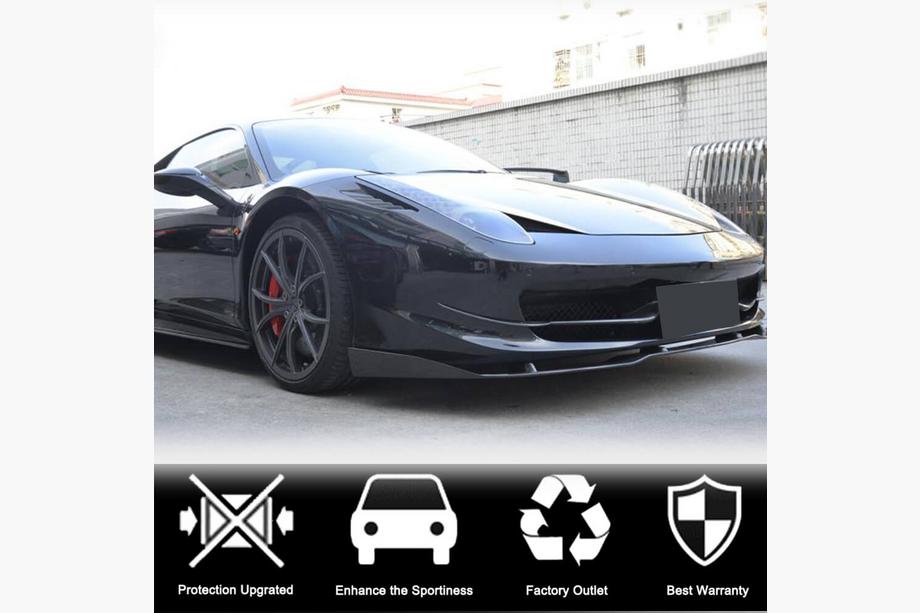 Ferrari 458 Italia 2009–2015 Priekšējā bufera uzlikas V2 (2011-2013, oglekļa šķiedra) Foto 3
