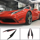 Ferrari 458 Italia 2009–2015 Priekšējā bufera uzlikas (2014-2015, oglekļa šķiedra) foto 1