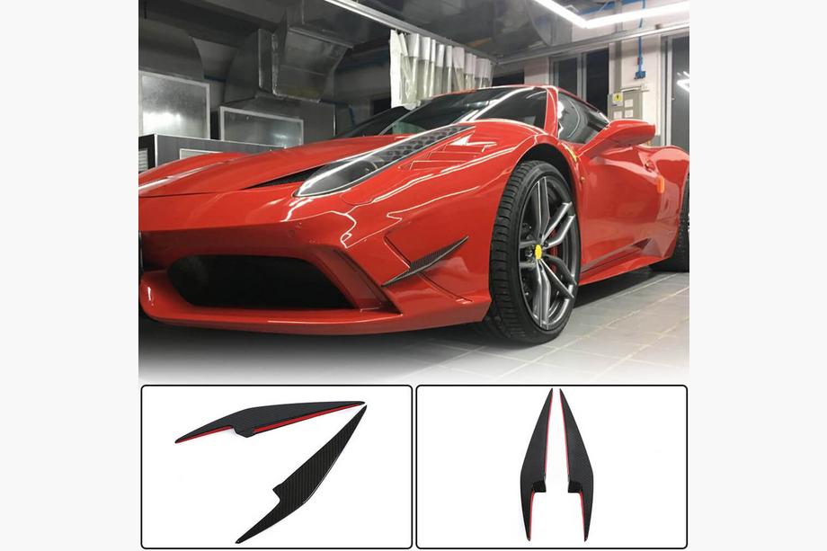Ferrari 458 Italia 2009–2015 Priekšējā bufera uzlikas (2014-2015, oglekļa šķiedra) Image