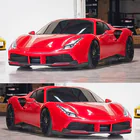 Ferrari 488 GTB 2015–2019 Priekšējā bampera flap uzlikas (2015-2019, oglekļa šķiedra) foto 2
