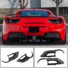 Ferrari 488 GTB 2015–2019 Aizmugurējo lukturu uzlikas (2015-2017, karbons) foto 1