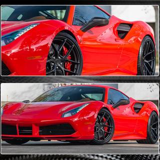 Aizmugurējo spārnu uzlikas (2015-2019, oglekļa šķiedra) Ferrari 488 GTB 2015–2019 foto 4