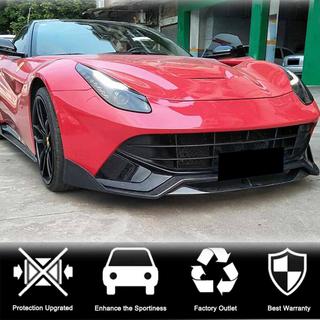 Priekšējā bampera lūpa Lip (2012-2014, Oglekļa šķiedra) Ferrari F12 Berlinetta 2012–2017 foto 2