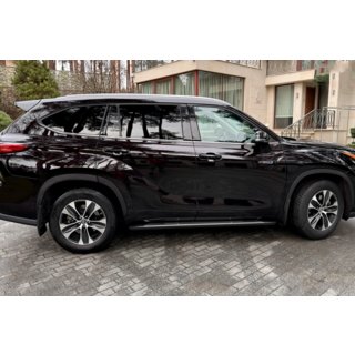 OEM sānu pakāpieni (2024+, 2 gab., alumīnijs) Toyota Highlander 2019– foto 3