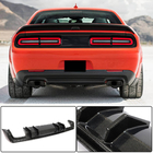 Dodge Challenger 2008–2023 Aizmugurējā bampera difuzors (2015-2023, oglekļa šķiedra) foto 1