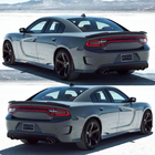 Dodge Charger 2010–2023 Spoileris (2015-2023, plastmasa) foto 2