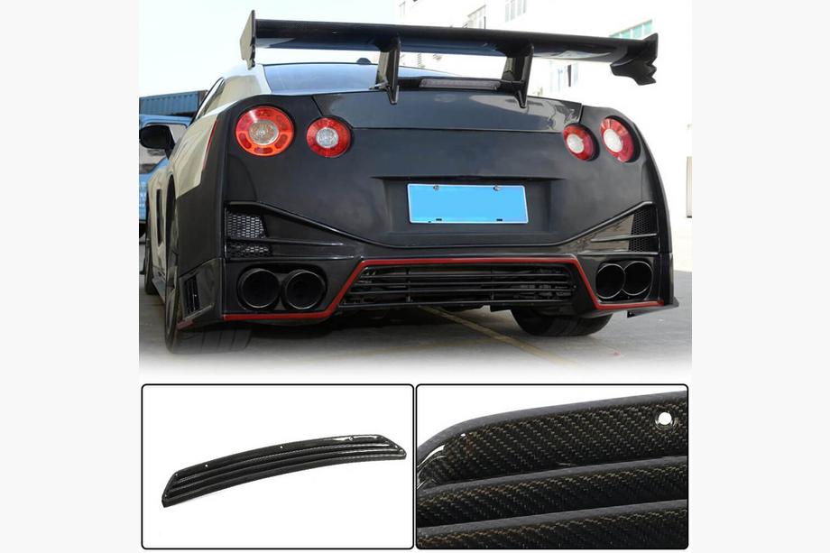 Nissan GT-R 2008–2025 Aizmugurējā bufera difuzors (2009-2015, Karbons) Image