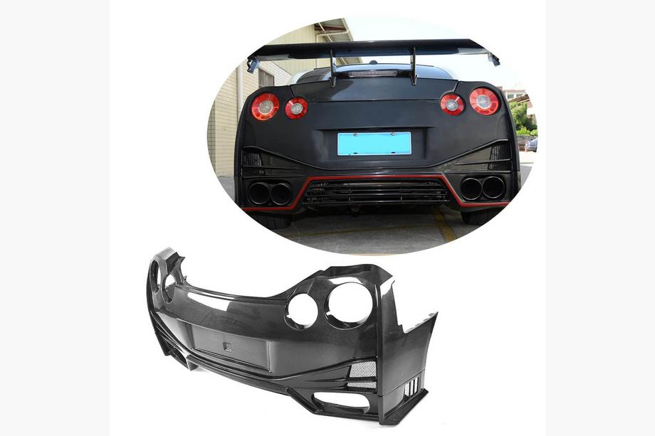 Nissan GT-R 2008–2025 Aizmugurējais buferis (2009-2015, Oglekļa šķiedra) Image