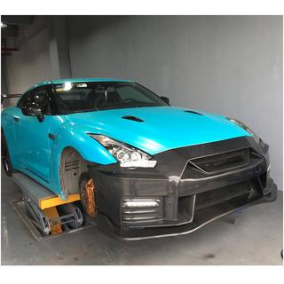 Priekšējais bamperis (2009-2015, oglekļa šķiedra) Nissan GT-R 2008–2025 foto 2