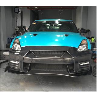 Priekšējais bamperis (2009-2015, oglekļa šķiedra) Nissan GT-R 2008–2025 foto 3